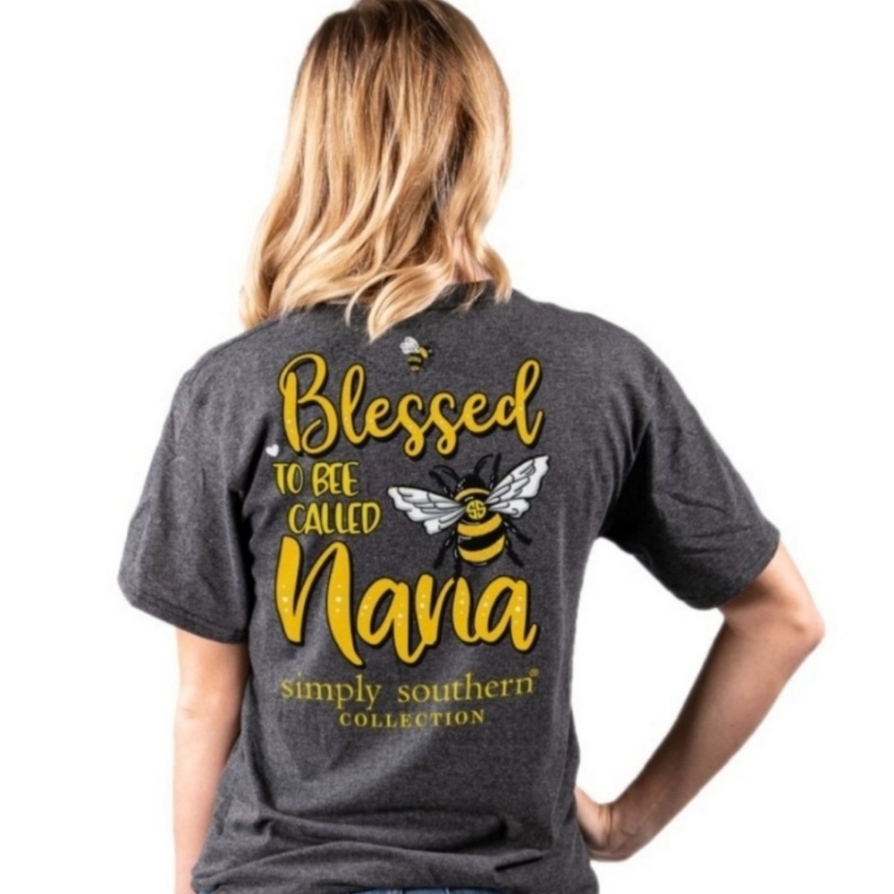 Simply Southern Blessed To Be Called Nana Tee Shirt Size Small